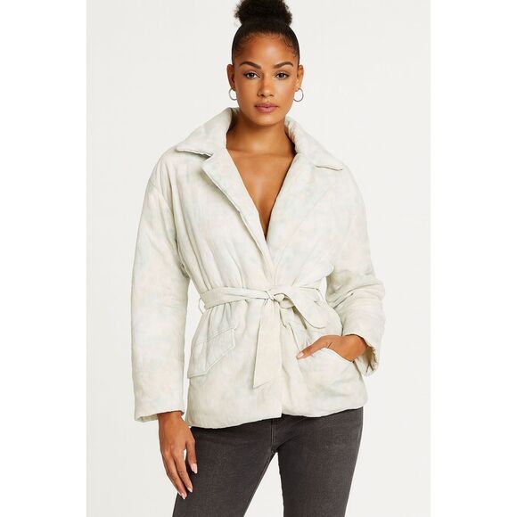 Blank NYC Jackets & Blazers - NEW [BLANKNYC] Quilted Wrap Puffer Winter Snow Coat Jacket Women's Size XS